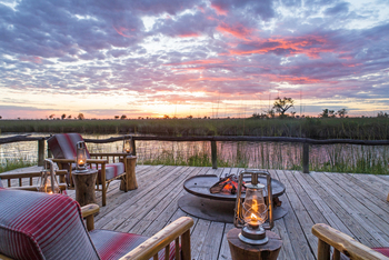Camp Xakanaxa Camp Xakanaxa: Ausblick auf den Fluss