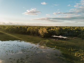 Chicari Camp: Luftbild