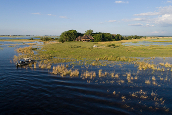 Chobe Savanna Lodge: Luftbild