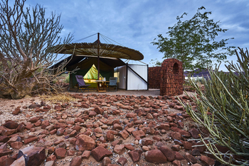 Etendeka Mountain Camp Etendeka Mountain Camp: Gästezelt