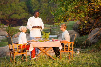 KaingU Safari Lodge: Private Dinner