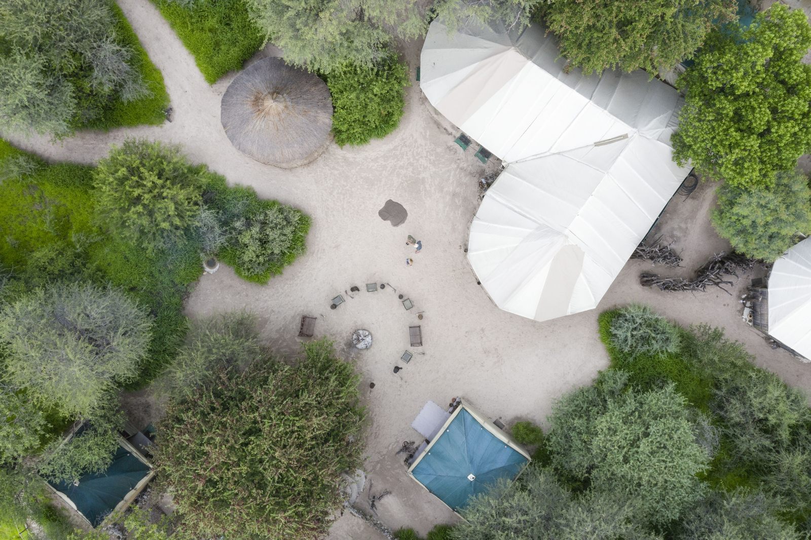 Meno A Kwena Camp Meno A Kwena Camp: Camp von oben