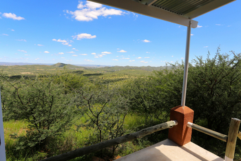 River Crossing Lodge: Landschaftsblick