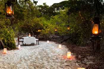 andBeyond Mnemba Island Lodge: Beach Dinner
