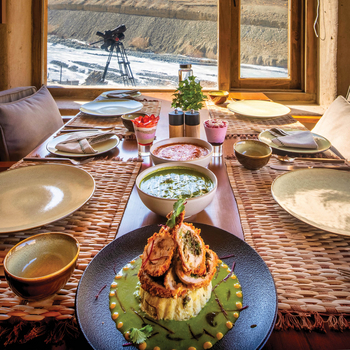 Rumbak Lodge: Dinner