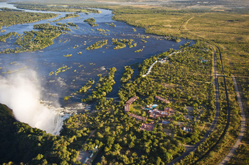 The Royal Livingstone: Die weißen Gebäude