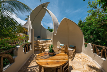 Xanadu Villas: Private Terrasse Kimwondo Villa