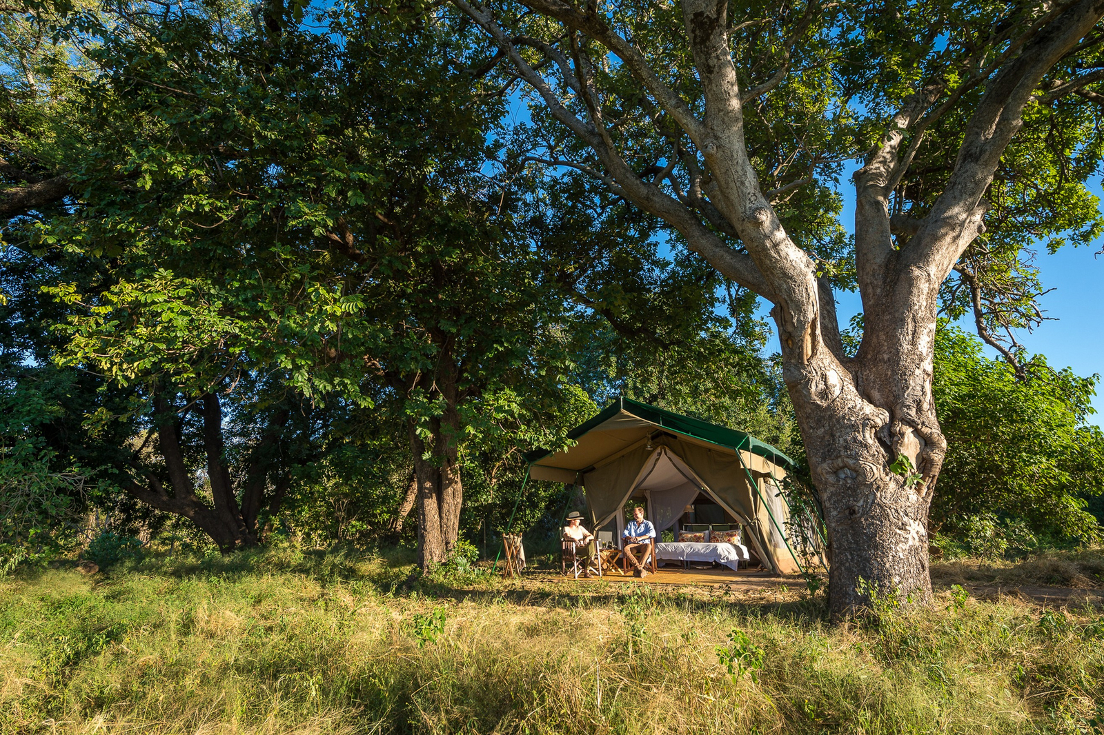 John's Camp John's Camp: Gästezelt - Außenansicht