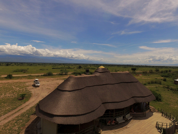 Kasenyi Safari Camp: Reetdach