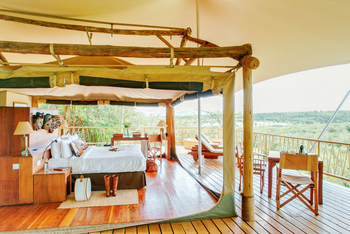 Mara Bushtops: Zeltsuite - Doppelbett