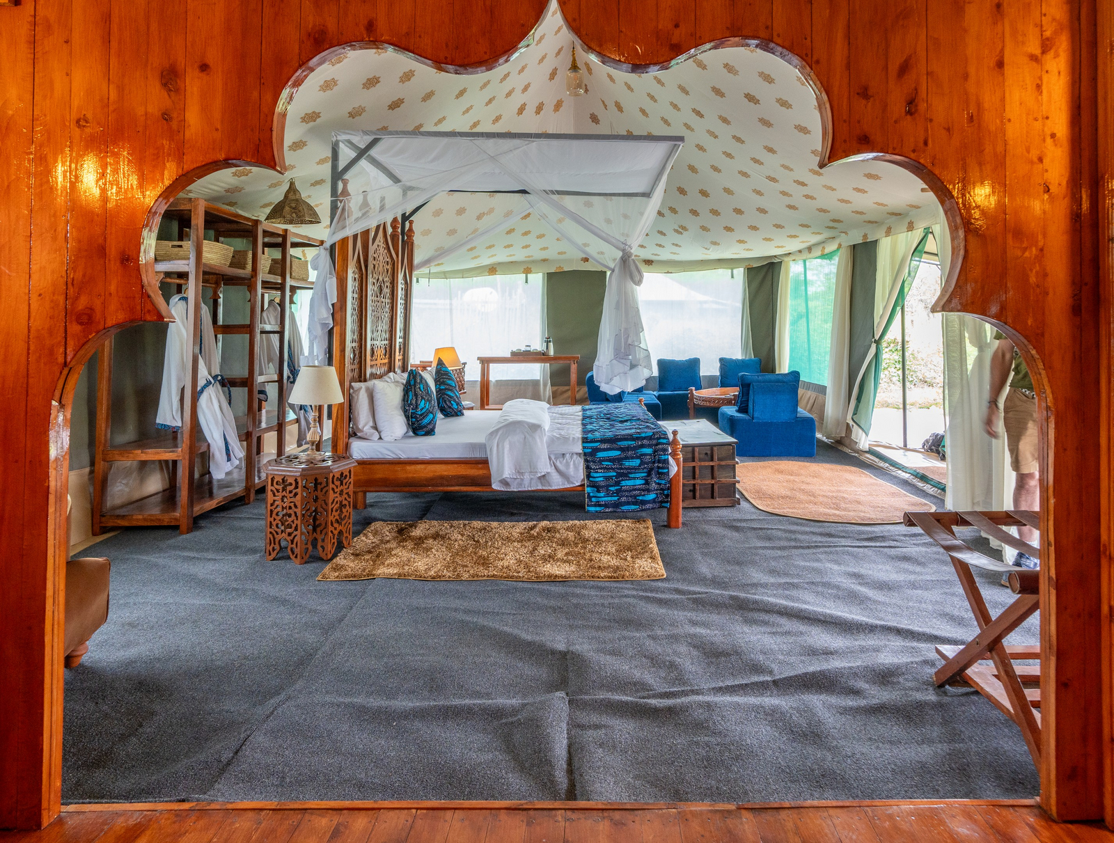 Naona Moru Camp Naona Moru Camp: Blick vom Bad her