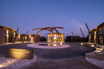 The Desert Grace: Blick von der Rezeption