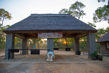 Tongole Wilderness Lodge: Eingang zum Wildreservat