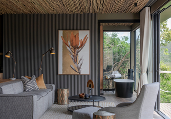 Bayethe Safari Lodge: Private Lounge