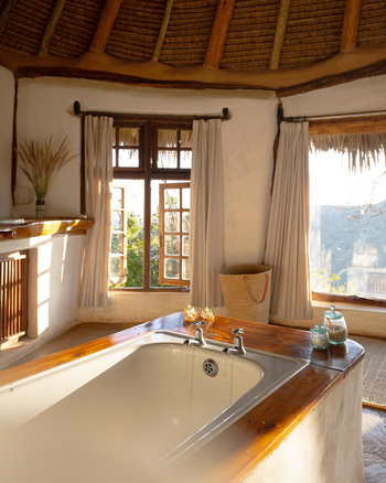 Borana Lodge Borana Lodge: Badewanne Cottage 5