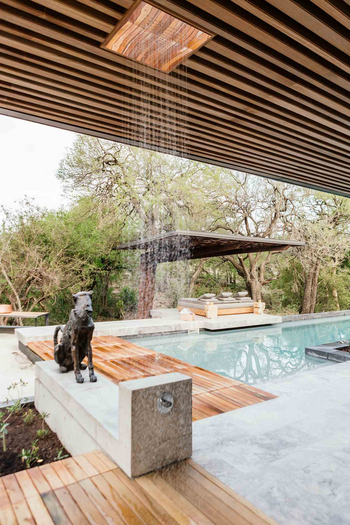 Cheetah Plains Mvula House: Outdoorshower