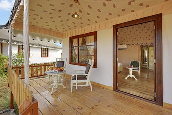 Jawai Leopard Safari Lodge: Private Veranda