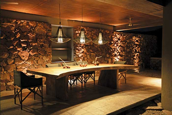 Kaav Safari Lodge: Esstisch in der Dining Area