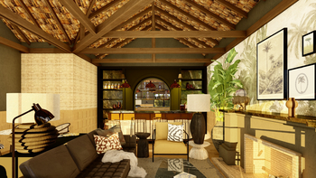 Laba Ngorongoro Crater: Loungebereich mit Kamin