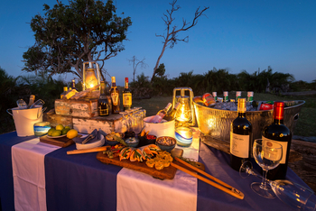 Little Vumbura Camp: Sundowner-Bar