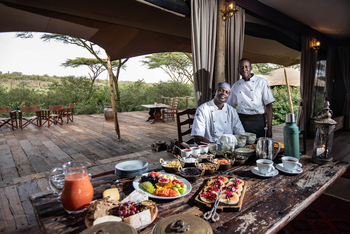 Mara Nyika Camp: Küche