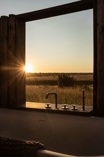 Singita Mara River Tented Camp: Gästebad