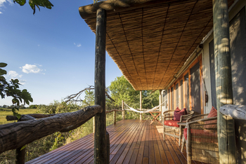 Amber River Camp: Private Veranda