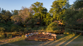 Camp Moremi: Luftbild