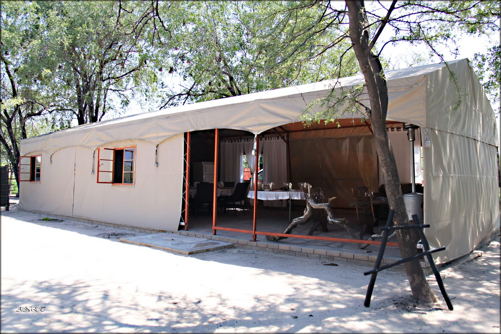 Fiume Bush Camp Fiume Bush Camp: Hauptzelt