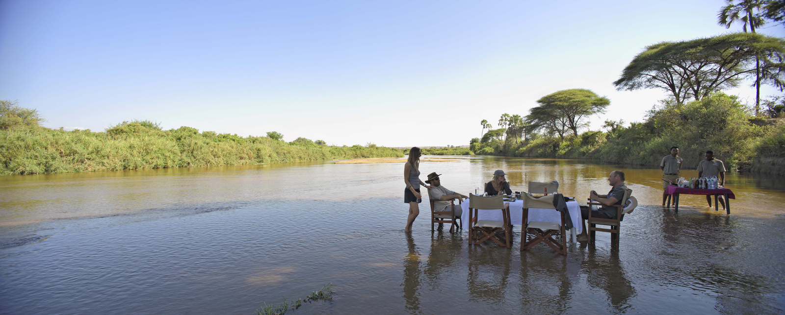 Kichaka Zumbua Camp Kichaka Zumbua Camp: Mittagessen im Ruaha River
