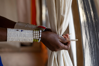 Lake Natron Camp: Vorhänge