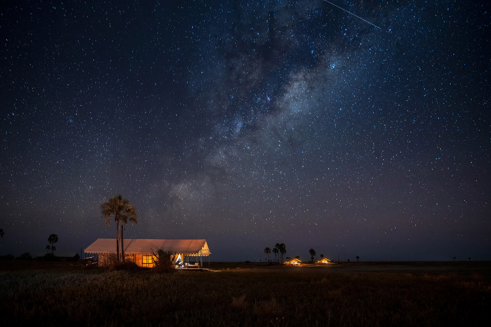 San Camp San Camp: Sternenhimmel über den Gästeunterkünften