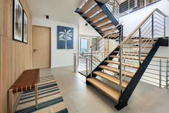 The Pearls Beach Pods: Treppe