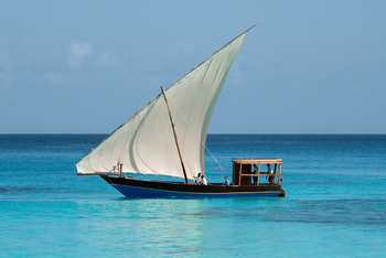 andBeyond Mnemba Island Lodge: Traditionelle Dhow