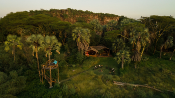 Kisima Ngeda Camp: Luftbild