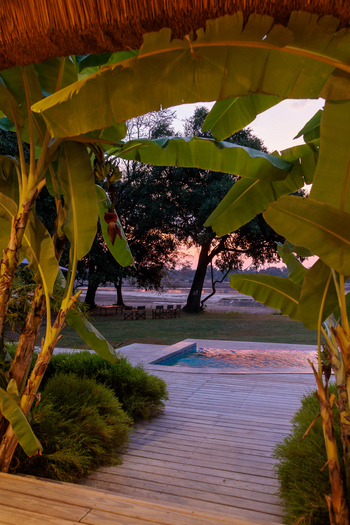 Luangwa River Camp: Am Ufer