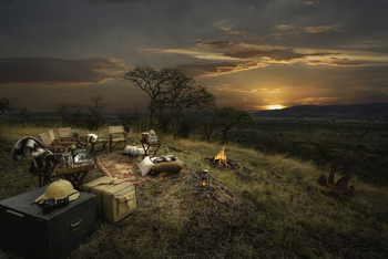 Nimali Serengeti Camp: Lagerfeuer