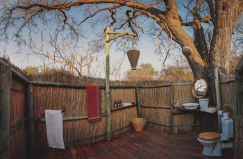 Ntemwa Busanga Bushcamp Ntemwa Busanga Bushcamp: Offenes Gästebad