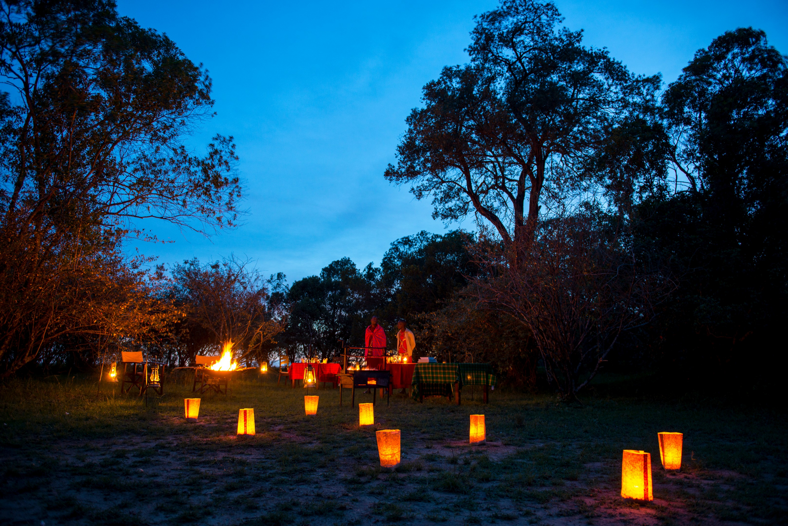 Soroi Mara Bush Camp Soroi Mara Bush Camp: Laternen zum Dinner