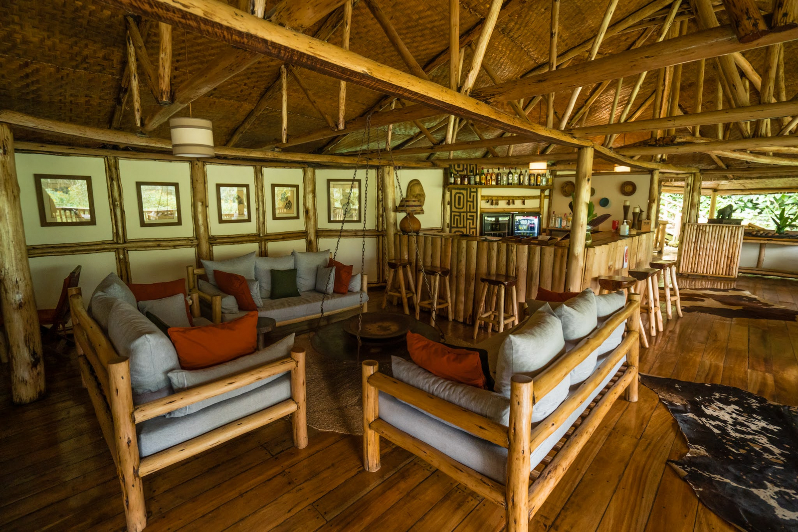 Buhoma Lodge Buhoma Lodge: Sitzgruppe