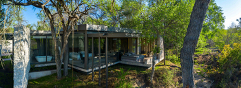 Cheetah Plains Karula House: Frontansicht einer Gästesuite