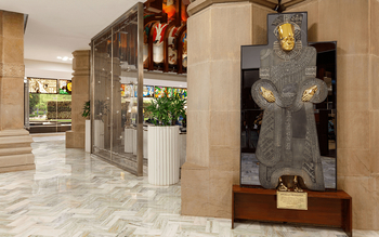ITC Maurya Hotel: Skulptur inspiriert von der Maurya-Dynastie