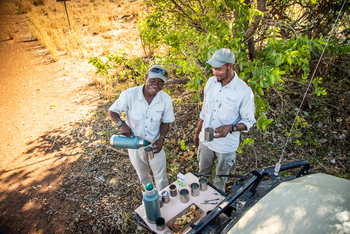 KaingU Safari Lodge: Kaffeepause