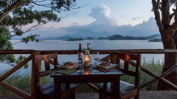 Mutanda Lake Resort: Private Dinner
