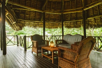 Rufiji River Camp: Sitzecke