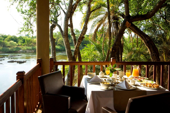 Divava Okavango Lodge and Spa: Lunch