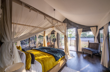 Khwai Expeditions Camp: Blick aus dem Gästezelt