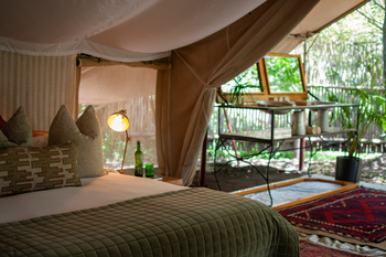 Naibor Camp: Standardgästezelt - Teppiche