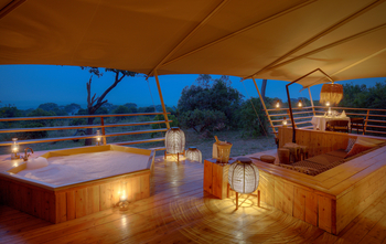 Serengeti Bushtops: Sunken Lounge und Plunge Pool