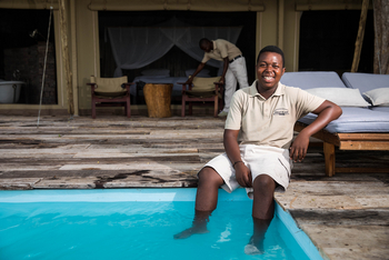 Tembo Plains Camp: Menschen